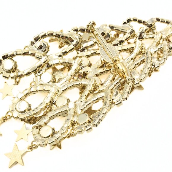 Kirks Folly Limited Edition 114/500 Rhinestones Massive 5" Dangle Brooch - Picture 8 of 9